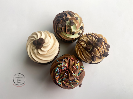 Assorted Dozen Cupcakes - Chocolate Cake Box