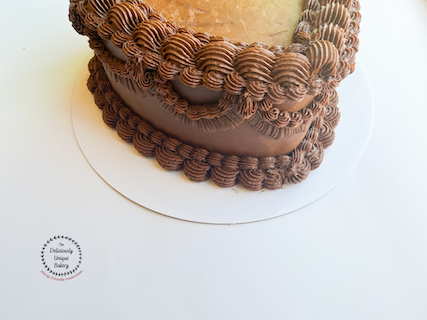 Vintage Heart Cake