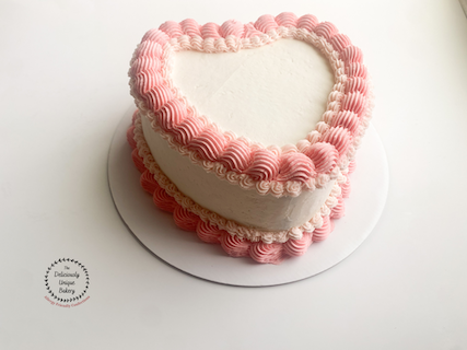 Vintage Heart Cake