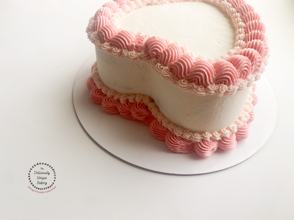 Vintage Heart Cake