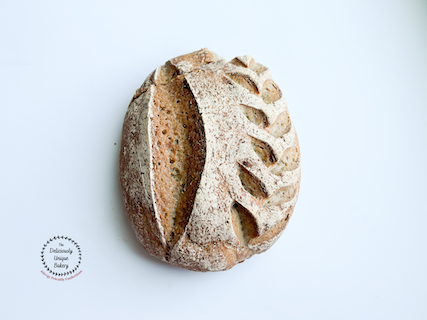 *Improved* Rosemary & Roasted Garlic Sourdough Bread