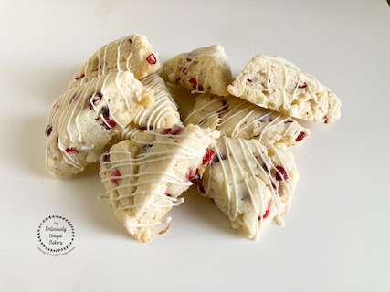 *In Stock* White Chocolate Cranberry Scones